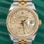 Rolex Datejust 36mm Two-Tone Yellow Gold Automatic Дамски Различни Варианти, снимка 12