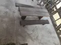 Дървена маса с две пейки от масив , снимка 4