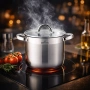 Тенджера Bohmann BH 1622, 22x18см.\7л., неръждаема стомана, снимка 3