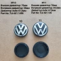 Капачки за джанти VW 55,56,60,63,65,70,76,135mm, снимка 6