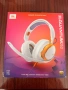 Слушалки за гейминг JBL Quantum 250, с кабел, пространствен звук, over-ear, бяло-оранжеви, снимка 1