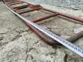 Стара Соц Сгъваема Метална Шахтова Стълба. / 8 кг. / НОМЕР 1282., снимка 9
