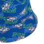 Бебешка шапка тип bucket за момче синя с десен на акули_1248885, снимка 2