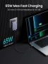 UGREEN Nexode Pro 65W GaN USB C. Тънко зарядно за стена, 3-портово компактно бързо зарядно, снимка 11