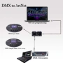 Pknight ArtNet DMX Ethernet Controller CR001R – Art-Net към DMX512 интерфейс, 1 Universe, двупосочен, снимка 7