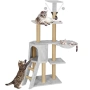 🐱 Драскалка кула за котки XXL – 136 см | 7 нива, къщичка и играчки 🐾, снимка 2