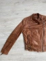 Кожено яке  естествена кожа Mango XS, снимка 4