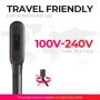 Четка преса за коса TYMO Flat Iron Hair Straightener Brush 2 in 1 200M Ions Ceramic Black, снимка 3