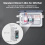 TONGOU WiFi DIN Smart Switch 40A с измерване, снимка 2