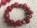 стар комплект колие и гривна - естествени корали, снимка 10