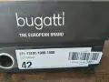 Нови мъжки обувки Bugatti Renato – естествена кожа, черни, №42, снимка 4