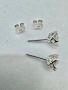 Сребърни обеци с мойсанит (Диамант) 1 карат, снимка 9
