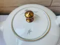 Красив порцеланов чайник от Германия с декор цветя, снимка 3
