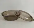 Arcuisine маркова френска огнеупорна тенджера за печене от кафяво опушено стъкло, снимка 5