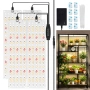  4 LED платки с пълноспектърна светлина за растения комплект, снимка 1