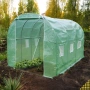Резервно покривало за оранжерия 3x2x2м – Армирано UV , с цип и прозорци (без рамка), снимка 1