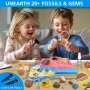 Oбразователна STEM играчка Комплектът за разкопки PIBEX Volcano & Ocean Fossil Dig Kit, снимка 6