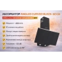 Абсорбатор Angled Curved Black 60 см – сензорно управление, 450 m³/h, LED, снимка 1