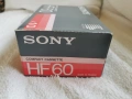 Аудио Касети SONY HF60 HF 60 нови 10 бр. 1985, снимка 4