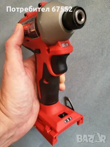 Безчетков импакт Milwaukee M18 BLIDR. Само тяло. 190 нютона. Цена: 85€ (цената е крайна), снимка 4 - Винтоверти - 55435905