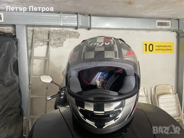 Мото-каска  AGV xl, снимка 5 - Мотоциклети и мототехника - 55616029