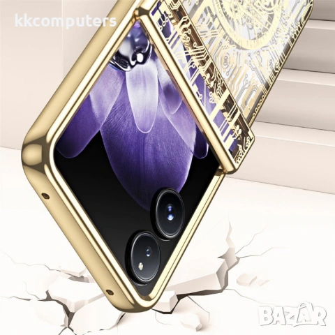 Твърд Калъф за Xiaomi Mix Flip 5G Mechanical Legend Electroplating PC с Протектор – 5 цвята, снимка 8 - Калъфи, кейсове - 54746179