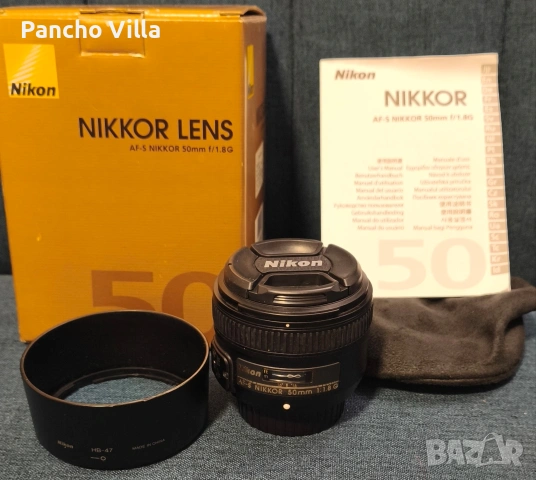 Nikkor AF-S 50/1,8G за Nikon/Никон F , снимка 4 - Обективи и филтри - 55140664