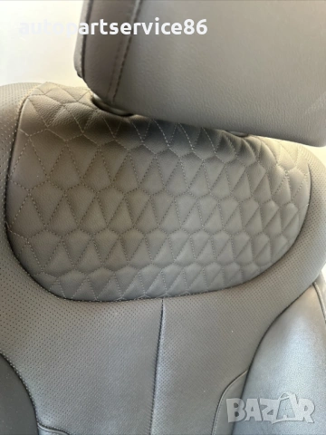Предна дясна седалка черна кожа за Hyundai Santa Fe 2.2 Crdi (2020), снимка 3 - Части - 54426657