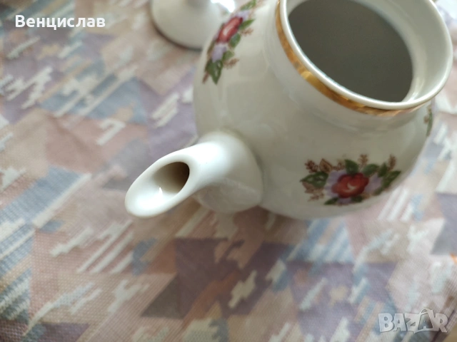 Порцеланов чайник - съветски., снимка 5 - Други - 54144826