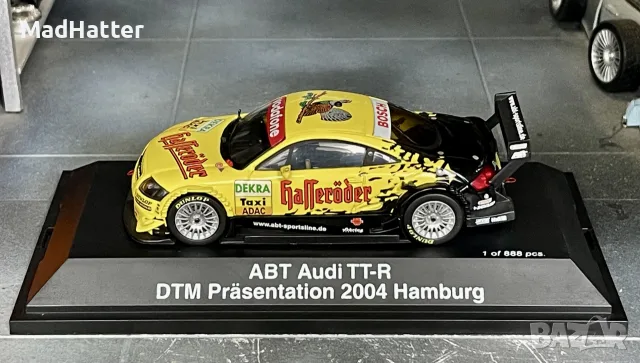 Audi TT-R ABT / Ауди ТТ АБТ - 1/43 - Schuco, снимка 5 - Колекции - 55363274