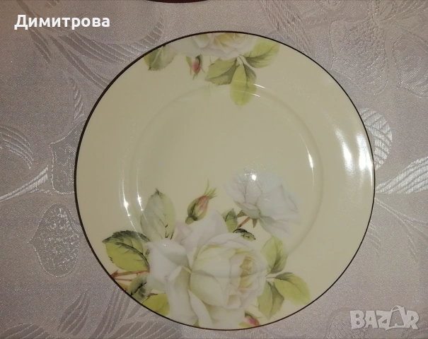 Порцеланов сервиз Бяла роза - Lancaster , снимка 5 - Сервизи - 54057194