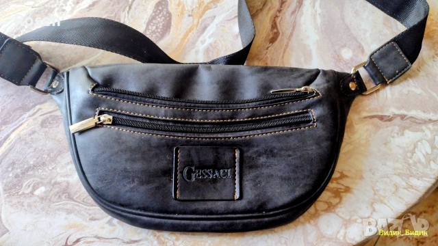 Продавам:кожена чанта"Gessaci"нова., снимка 2 - Чанти - 54444581