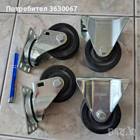 Комплект колела - колелца 4 бр. , снимка 2 - Резервни части за машини - 54554583