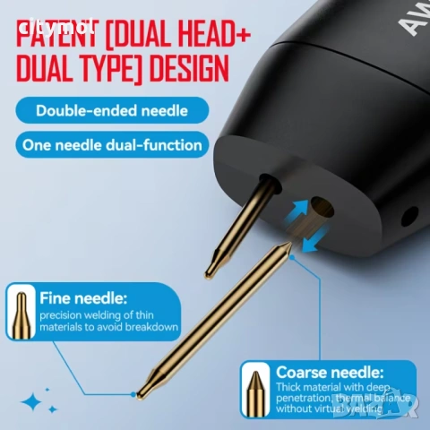 Апарат за точково заваряване с LCD дисплей запояване на батерии, автоматичен и ръчен режим, 11 режим, снимка 7 - Друга електроника - 54081961