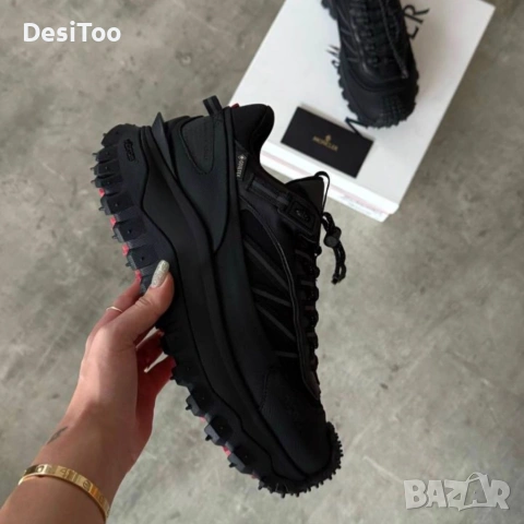 Moncler Trailgrip GTX - Black , снимка 2 - Маратонки - 54324076