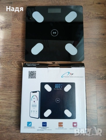 Електронен кантар с Bluetooth 