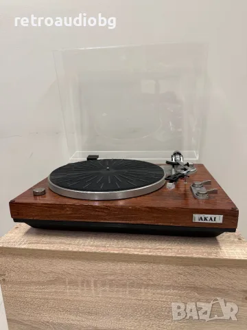 🔈Винтидж полуавтоматичен грамофон с ремъчно задвижване Akai AP-100C🔈