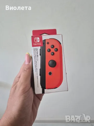 Нов Оригинален Десен Joy-Con (R) 3a Nintendo Switch Neon Red (Неоново червен)