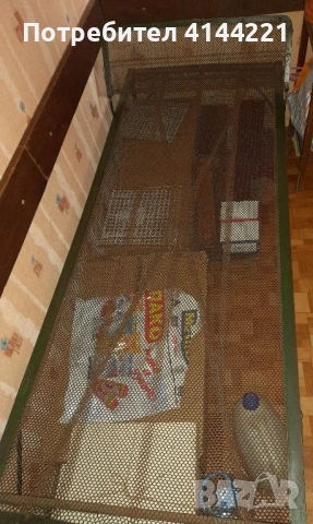 Метално легло с пружина и 2 дюшека