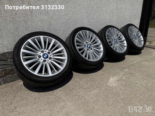Оригинални джанти за BMW Style 416 18ки с летни гуми, снимка 2 - Гуми и джанти - 54646807