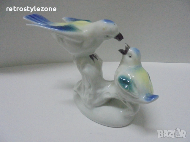 № 8566 Стара порцеланова фигура „Птици“ – Foreign  , снимка 2 - Други ценни предмети - 54195806