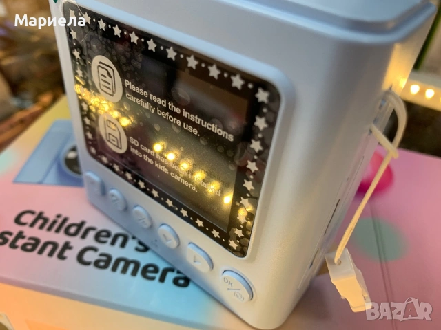 Детски фотоапарат с моментален печат 2.4'' , 32G карта, снимка 8 - Други - 54502677