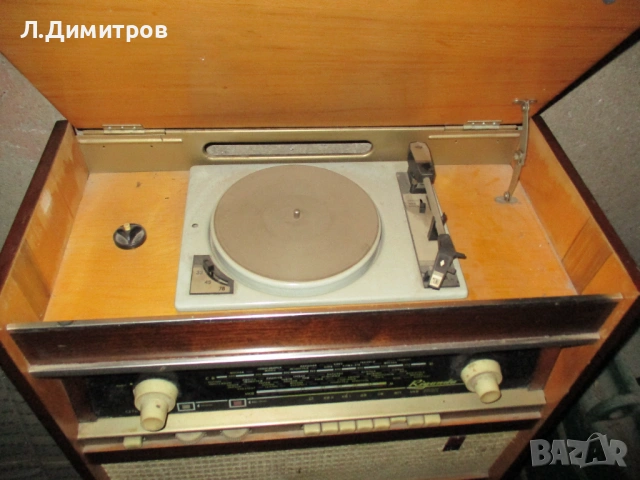 Радиограмофон Ригонда, снимка 3 - Грамофони - 54414091
