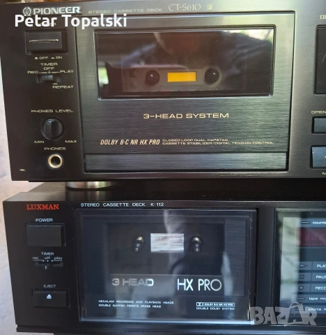 PIONEER CT-S610,LUXMAN K-112,DENON DRS-810, снимка 7 - Декове - 54542361