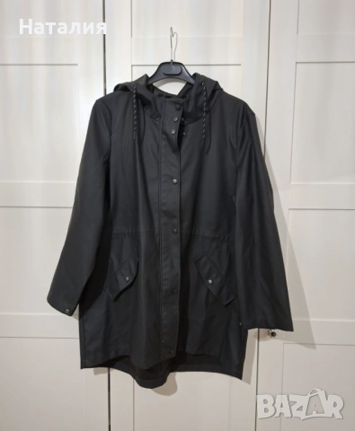 Vero Moda Curve Черно Преходно яке, размер 50, снимка 6 - Якета - 54290854