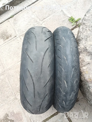 180 55 ZR 17 DOT 2023 Bridgestone мото гума пистов мотор 120 70 ZR 17