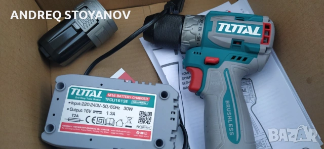 Продавам нов винтоверт TOTAL-16V-60Nm