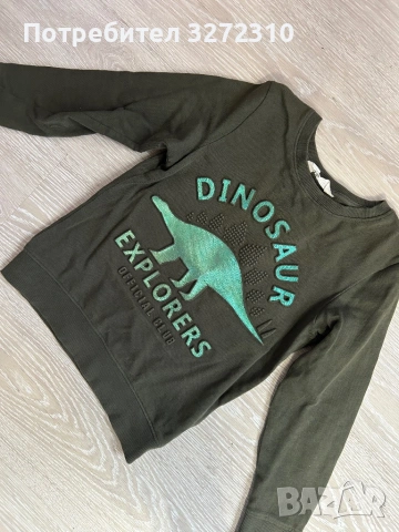 Детска блузка с дълъг ръкав H&M ( с изображение на динозавър )