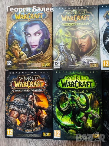 Колекция World of Warcraft PC игри като нови, снимка 2 - Игри за PC - 55054859