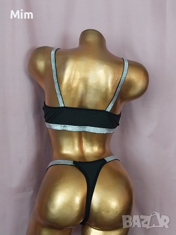 XL Черно бюстие и полупрашка , снимка 9 - Бельо - 54637352